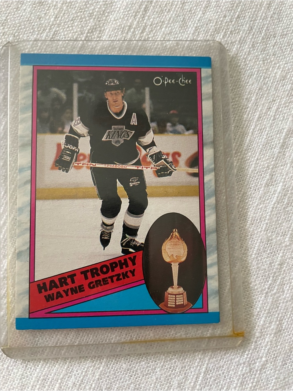 Wayne Gretzky Hart Trophy Hockey Card - O-Pee-Chee